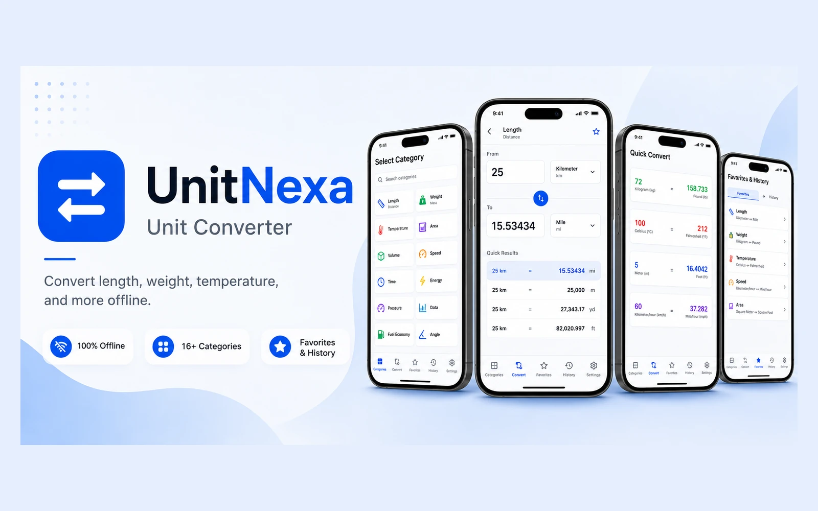 UnitNexa Android app promotional preview